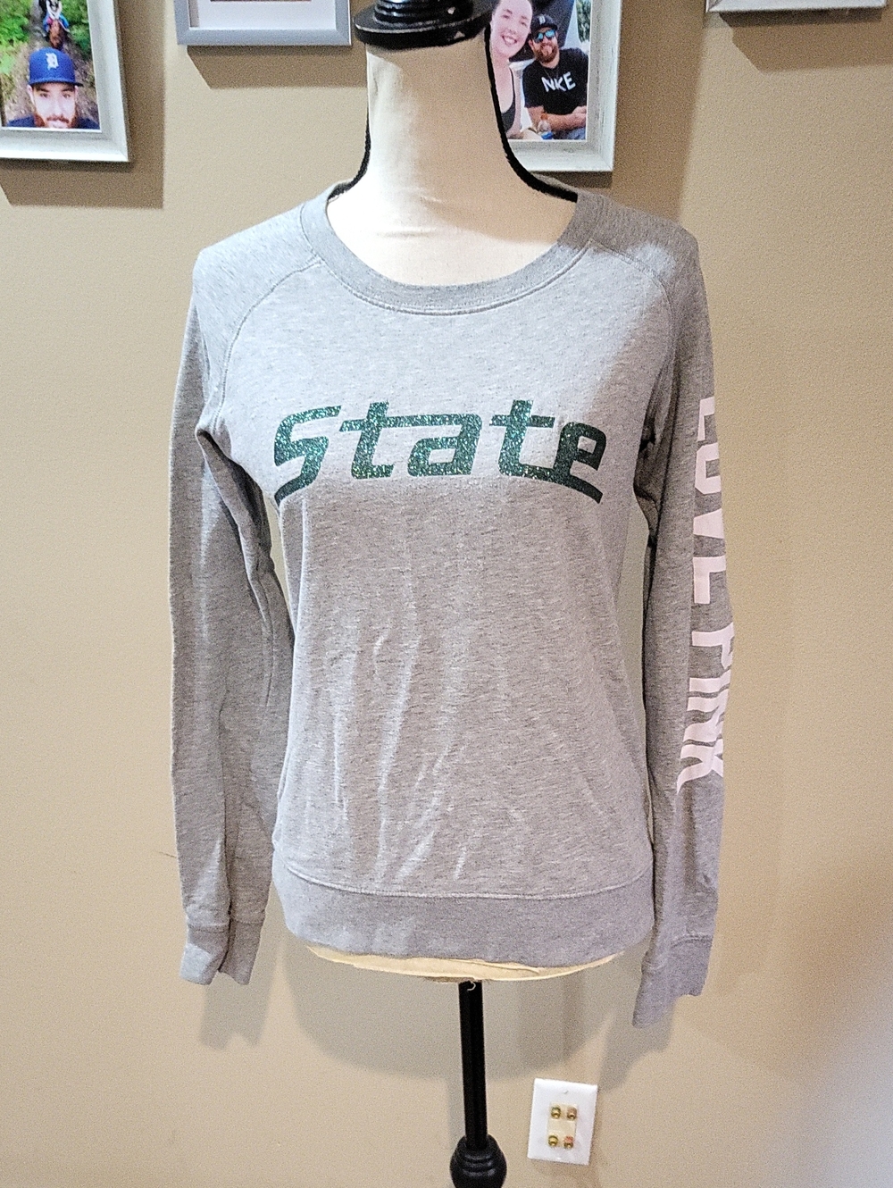PINK Victoria's Secret Michigan State Spartans Sweatshirt